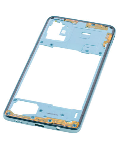 Mid-Frame Housing For Samsung Galaxy A71 (A715 / 2020) (Aftermarket Plus) (Prism Crush Blue) – Image 5