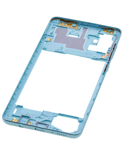 Mid-Frame Housing For Samsung Galaxy A71 (A715 / 2020) (Aftermarket Plus) (Prism Crush Blue) – Image 6