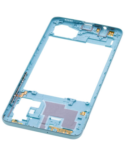 Mid-Frame Housing For Samsung Galaxy A71 (A715 / 2020) (Aftermarket Plus) (Prism Crush Blue) – Image 7