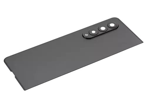 Back Cover Glass With Camera Lens For Samsung Galaxy Z Fold 3 5G (Aftermarket Plus) (Phantom Black) – Image 5