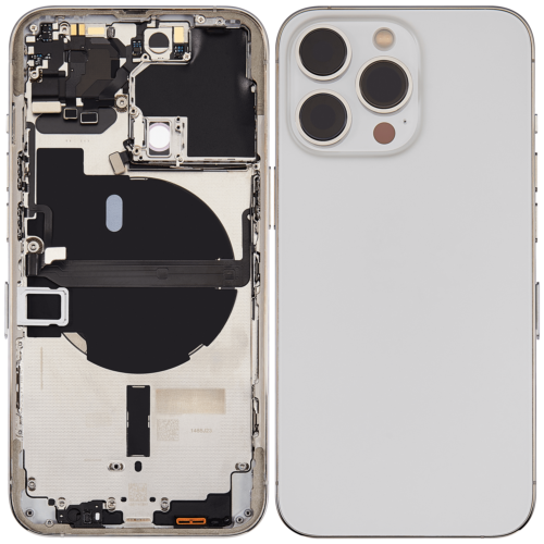 Back châssis W/ Small Parts pour iPhone 13 Pro (EU / Global Version) (Used OEM Pull: Grade B) (argent) – Image 2
