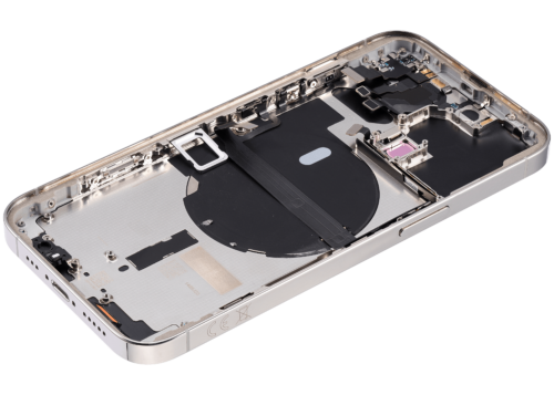 Back châssis W/ Small Parts pour iPhone 13 Pro (EU / Global Version) (Used OEM Pull: Grade B) (argent) – Image 6