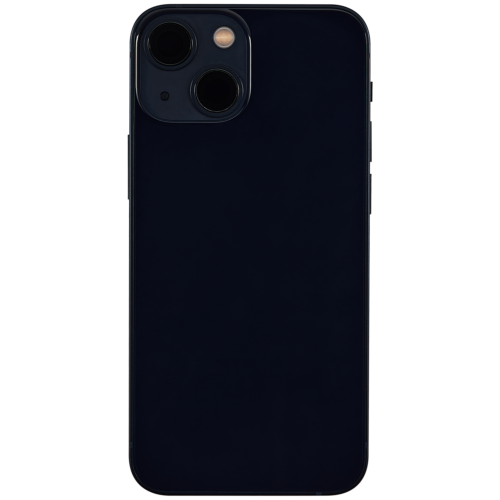 Back Housing W/ Small Parts For iPhone 13 Mini (EU / Global Version) (Used OEM Pull: Grade C) (Midnight) – Image 5