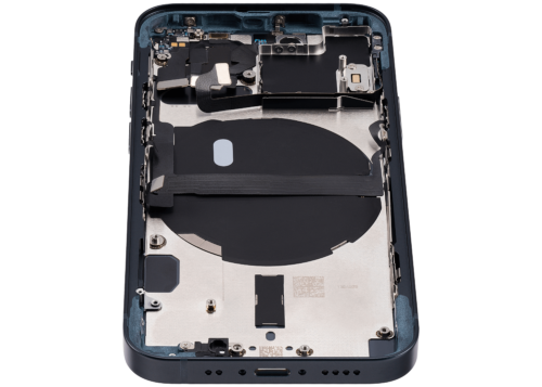 Back Housing W/ Small Parts For iPhone 13 Mini (EU / Global Version) (Used OEM Pull: Grade C) (Midnight) – Image 8