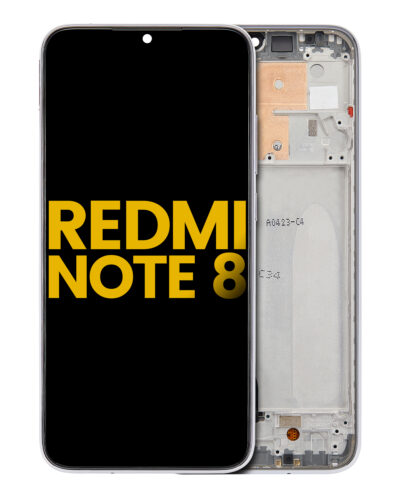 LCD Assembly With Frame For Xiaomi Redmi Note 8 / Redmi Note 8 (2021) (Aftermarket Plus) (Moonlight White)