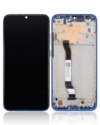 Écran LCD complet avec cadre pour Xiaomi Redmi Note 8 / Redmi Note 8 (2021) (compatible qualité supérieure) (Neptune Blue) – Image 2