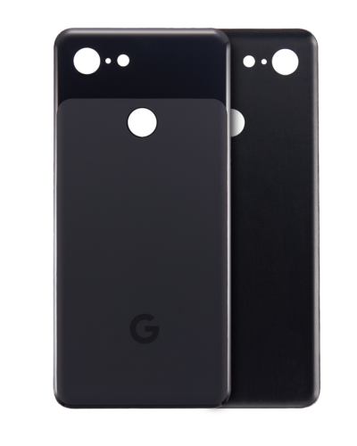 Back cover Glass For Google Pixel 3 (Genuine OEM) (Just Black)