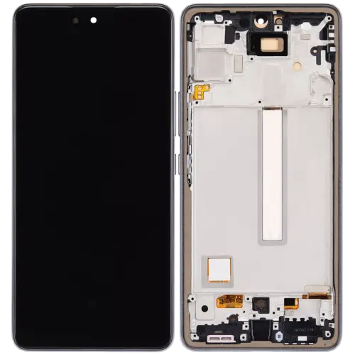 Bloc écran OLED avec cadre pour Samsung Galaxy A53 5G (A536 / 2022) (6.36") (compatible qualité supérieure) (noir) – Image 2