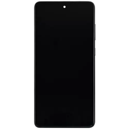 Écran OLED avec cadre pour Samsung A72 (A725 / 2021) (6,67") (compatible qualité supérieure) (Noir exceptionnel) – Image 3