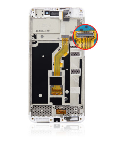 Écran LCD avec cadre pour OPPO A37 (reconditionné) (blanc) – Image 5