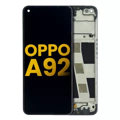 LCD Assembly With Frame For OPPO A92 (Refurbished) (All Colors)