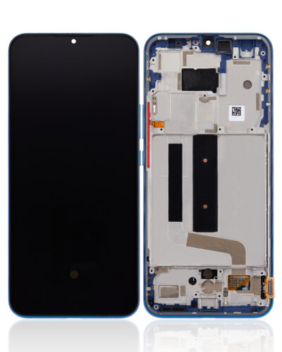OLED Assembly With Frame For Xiaomi Mi 10 Lite 5G (Aftermarket Plus) (Aurora Blue) – Image 2