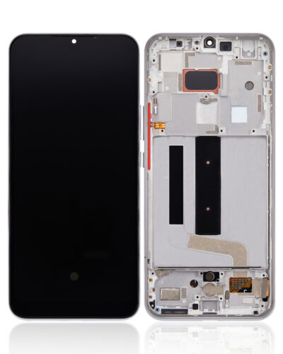 Écran OLED avec cadre pour Xiaomi Mi 10 Lite 5G (compatible qualité supérieure) (Blanc rêve) – Image 2