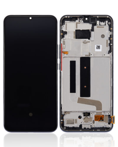 OLED Assembly With Frame For Xiaomi Mi 10 Lite 5G (Refurbished) (Cosmic Gray) – Image 2