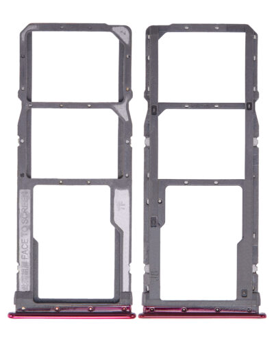 Tiroir double carte SIM pour Xiaomi Redmi 7 / 7 Pro (Rouge lunaire) – Image 2