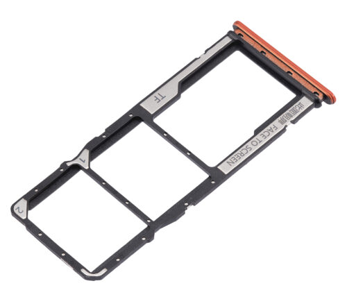 Dual Sim Card Tray For Xiaomi Redmi 9C / 9A (Orange) – Image 4