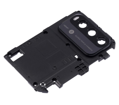 Objectif de caméra arrière avec support/cadre pour Xiaomi Redmi Note 9 4G (gris) – Image 5