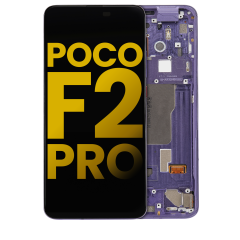 OLED Assembly With Frame For Xiaomi Poco F2 Pro / Redmi K30 Pro (Refurbished) (Electric Purple)