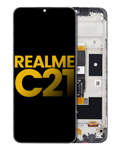 Écran LCD complet avec cadre pour Realme C21 (reconditionné) (toutes couleurs)