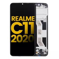 LCD Assembly With Frame For Realme C11 (2020) (Refurbished) (All Colors)