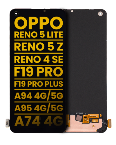OLED Assembly Without Frame For OPPO Reno 4 SE / Reno 5 Lite / Reno 5F / Reno 5 Z / Reno 6 Lite / F19 Pro / A74 4G / A94 5G / A95 4G / A95 5G / Realme V15 5G (Refurbished) (All Colors) (04 Version)
