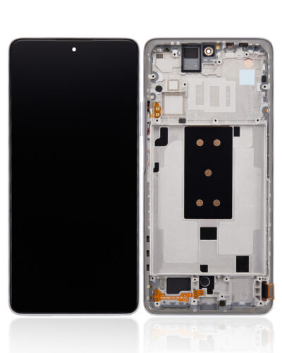 Bloc écran OLED avec cadre pour Xiaomi 11T / 11T Pro (reconditionné) (Moonlight White) – Image 2