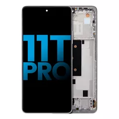 LCD Assembly With Frame For Xiaomi 11T Pro (Aftermarket: Incell) (Moonlight White)