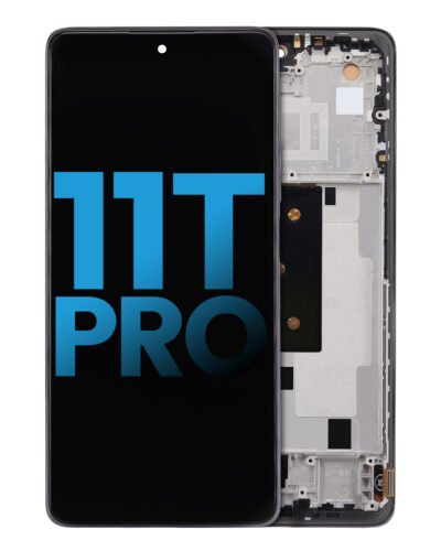 Écran LCD avec cadre pour Xiaomi 11T Pro (compatibilité: Incell) (Gris météorite) – Image 3
