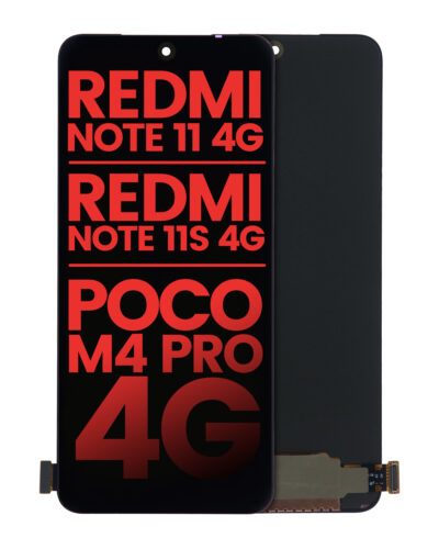 Bloc écran OLED sans cadre pour Xiaomi Redmi Note 11 / Redmi Note 11S 4G / Xiaomi Poco M4 Pro 4G (compatible qualité supérieure) (toutes couleurs) – Image 3
