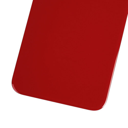 Vitre arrière avec 3M adhésif pour iPhone 8 / SE (2020) (No Logo / Large Camera Hole) (rouge) – Image 3