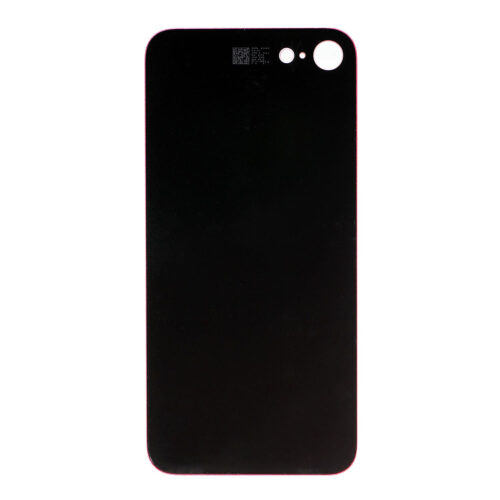 Vitre arrière avec 3M adhésif pour iPhone 8 / SE (2020) (No Logo / Large Camera Hole) (rouge) – Image 4