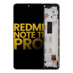 OLED Assembly With Frame For Xiaomi Redmi Note 11 Pro / Note 11 Pro 5G / Xiaomi Poco X4 Pro 5G / Redmi Note 11E Pro (Refurbished) (All Colors)