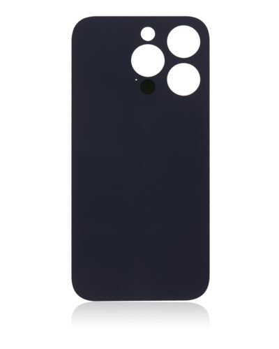 Verre arrière avec adhésif 3M pour iPhone 14 Pro (sans logo / grand trou pour la caméra) (violet foncé) – Image 4