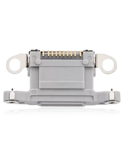 Port de chargement uniquement pour iPhone 14 Pro / 14 Pro Max (Argent) (Lot de 10) – Image 3