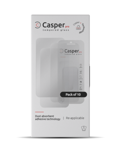 Casper Pro Tempered Glass For iPhone 14 Pro Max (10 Pack) (Matte) – Image 3