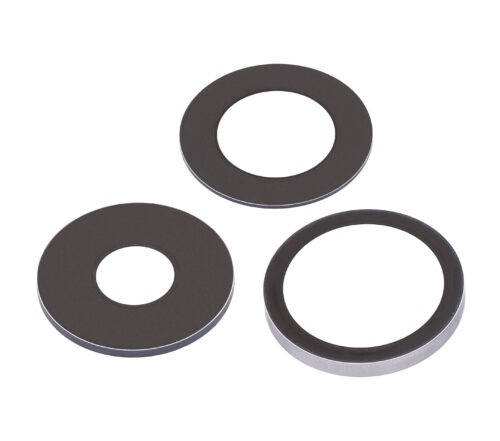 Lentille de caméra arrière (verre uniquement) avec adhésif pour iPhone 14 Pro / 14 Pro Max (ensemble de 3 pièces) (véritable saphir) (premium) – Image 5