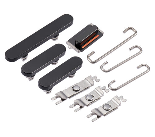 Boutons physiques (Marche/Arrêt / Volume / Interrupteur) pour iPhone 14 Pro / 14 Pro Max (Noir sidéral) – Image 4