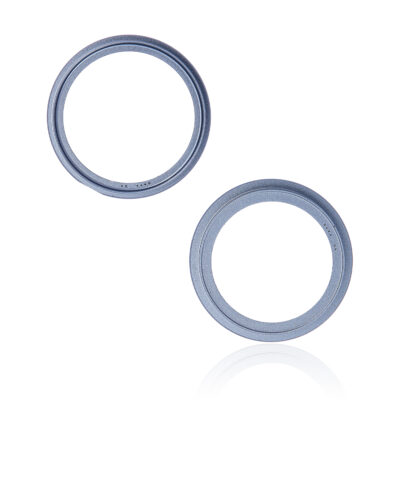 Back Camera Bezel Ring Only For iPhone 14 / 14 Plus (Blue) (2 Piece Set) – Image 3
