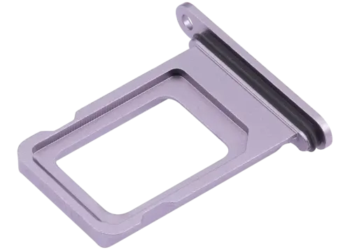 Single Sim Card Tray For iPhone 14 / 14 Plus (Purple) – Image 5