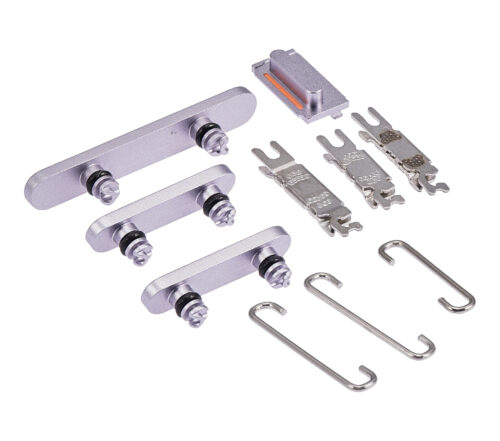 Boutons physiques (Marche/Arrêt / Volume / Interrupteur) pour iPhone 14 / 14 Plus (Violet) – Image 5