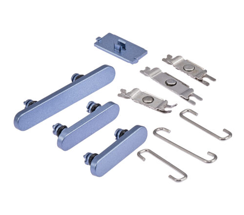 Boutons physiques (Marche/Arrêt / Volume / Interrupteur) pour iPhone 14 / 14 Plus (Bleu) – Image 4