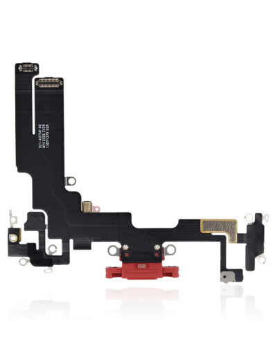 Câble flexible de port de charge pour iPhone 14 (premium) (Rouge) – Image 3