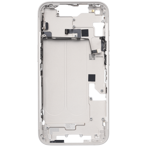 Boîtier intermédiaire avec petites pièces pour iPhone 14 (version US) (Pièce d'origine d'occasion : Grade B) (Starlight) – Image 4