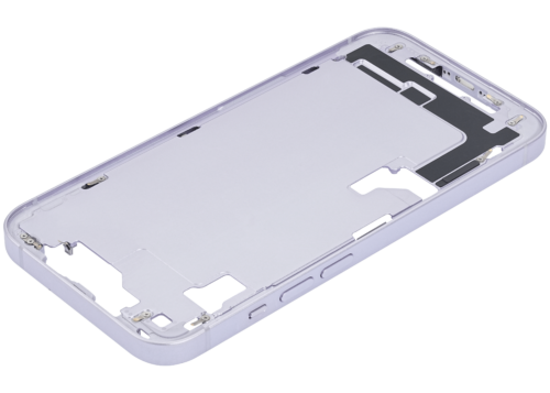 Mid-Frame Housing W/ Small Parts For iPhone 14 (US Version) (Used OEM Pull: Grade B) (Purple) – Image 5