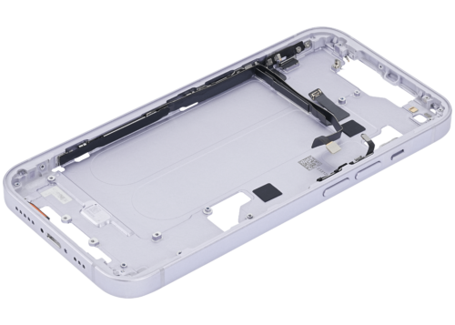 Mid-Frame Housing W/ Small Parts For iPhone 14 (US Version) (Used OEM Pull: Grade B) (Purple) – Image 6