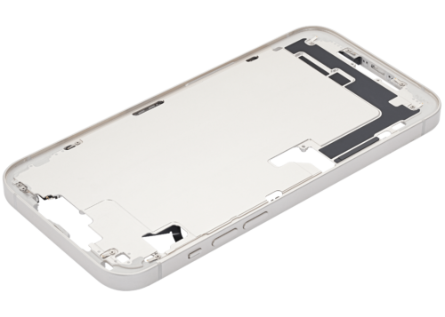 Boîtier intermédiaire avec petites pièces pour iPhone 14 Plus (version US) (Pièce d'origine d'occasion: Grade B) (lumière stellaire) – Image 5