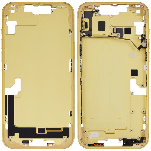 Mid-cadre châssis W/ Small Parts pour iPhone 14 Plus (US Version) (Used OEM Pull: Grade C) (jaune) – Image 2