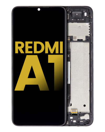 Écran LCD avec cadre pour Xiaomi Redmi A1 / Xiaomi Redmi A1+ / Redmi A2 / Redmi A2+ / Poco C51 (Remis à neuf) (Toutes les couleurs) – Image 4