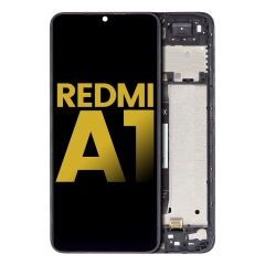 LCD Assembly With Frame For Xiaomi Redmi A1 / Xiaomi Redmi A1+ / Redmi A2 / Redmi A2+ / Poco C51 (Refurbished) (All Colors)