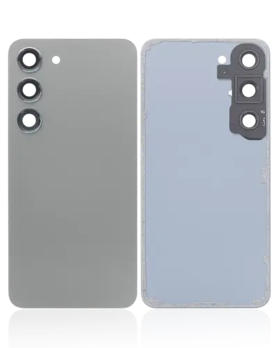 Cache arrière verre avec lentille de caméra pour Samsung Galaxy S23 5G (No Logo) (compatible qualité supérieure) (vert) – Image 2